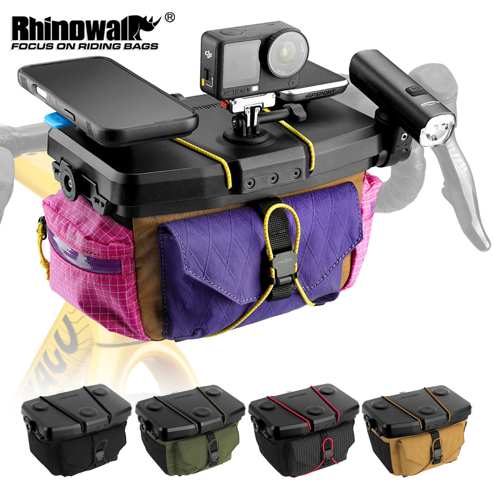 Cycling Gear Backpack - Rhinowalk Fietsstuur Voortas 3.3L Snelontgrendelbare Ruimtevaartuig
