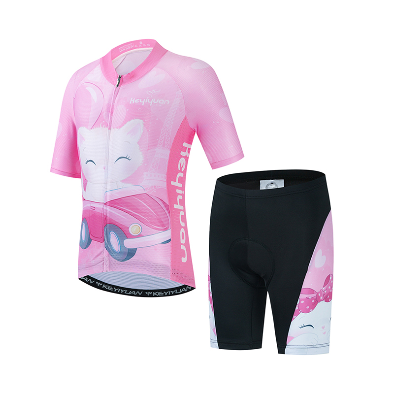 Cycling Protective Gear Kids - Keyiyuan Kids Road Wielertrui Set Jongen