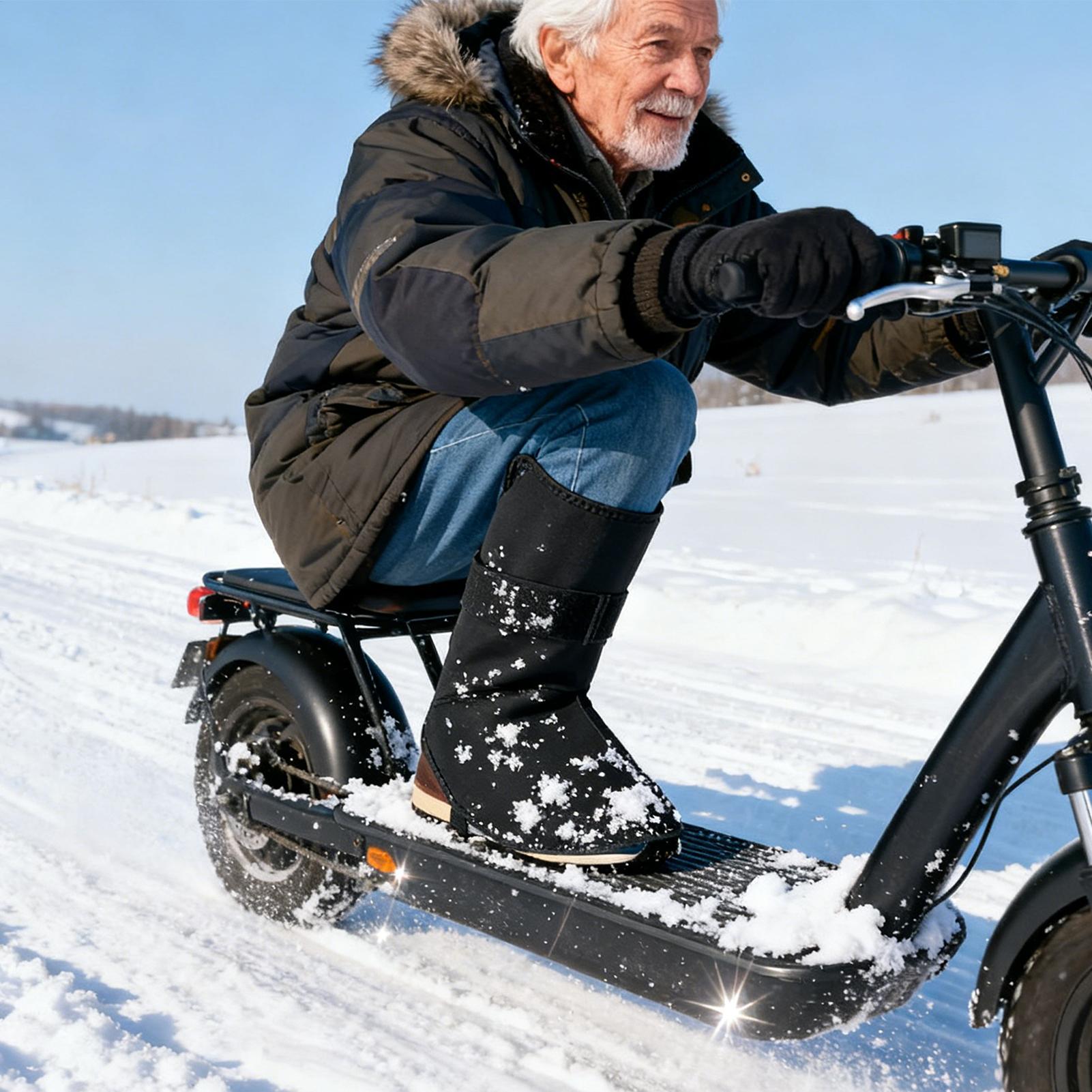 Cycling Gear For Winter - Fietsschoenovertrekken Waterdichte warme voetuitrusting Overschoenen voor