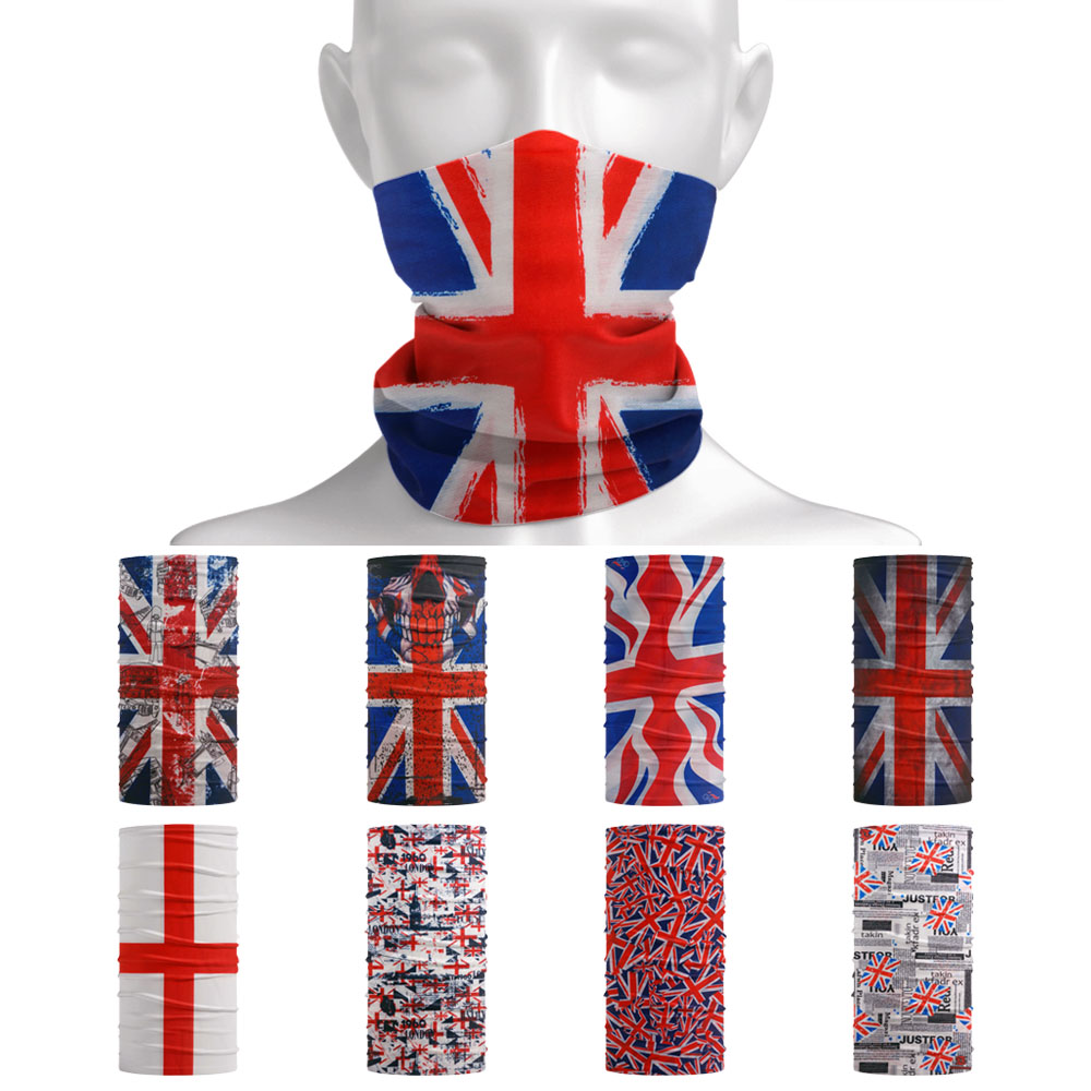 Mens Cycling Gear Uk - UK Union Vlag Neck Tube Bandana