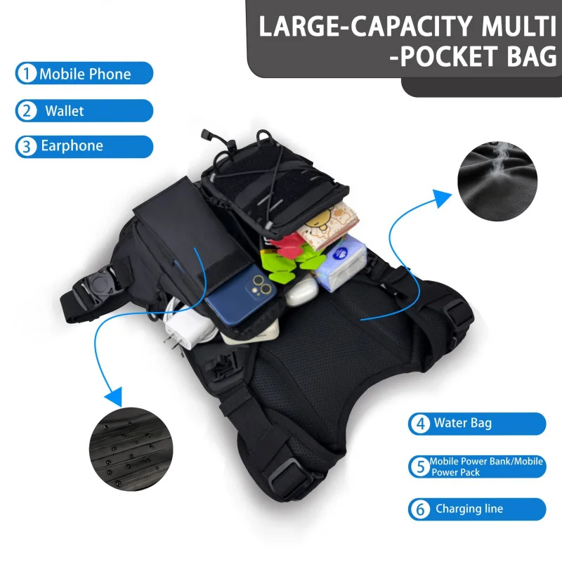 ​ Hoogwaardige tactische vest  - Reflective Cycling Vest recensie en prijs
