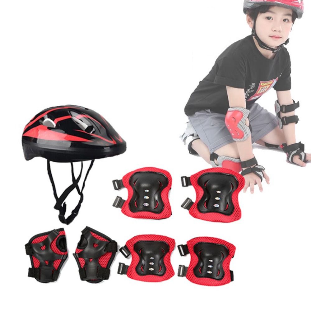 Kinder Helm Knie Elleboog Pads - Cycling Protective Gear Kids recensie en prijs