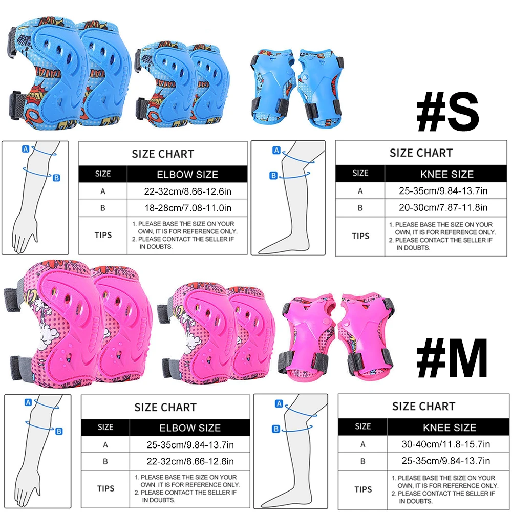 6 Stuks Kids 3-12 Jaar Knie El - Cycling Protective Gear Kids recensie en prijs