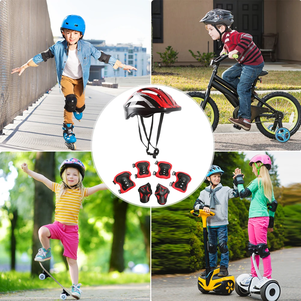 7 Stuks Fiets Sport Beschermen - Cycling Protective Gear Kids recensie en prijs